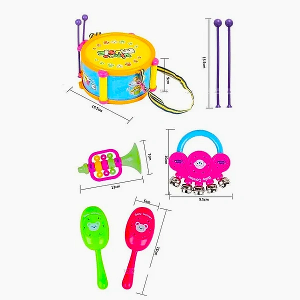 SET INSTRUMENTOS MUSICALES DIDÁCTICOS 3366-33 - Imagen 4