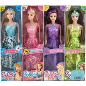 MUÑECA DE JEBE CABELLO SUELTO 6690-1