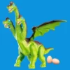 DRAGÓN PONE HUEVOS CAMINA CON LUCES Y SONIDO 874A