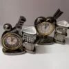 RELOJ DESPERTADOR C/ PORTALAPICERO AK0396A TAMAÑO 15X13CM