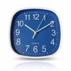 WH-6701 RELOJ PARED AZUL 20 CM