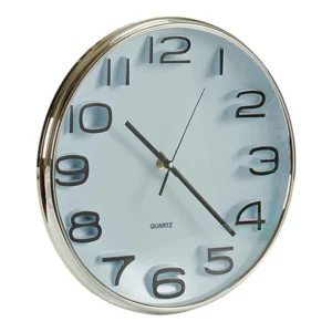 WH-6712 RELOJ BLANCO CIRCULAR DE PARED 33 CM
