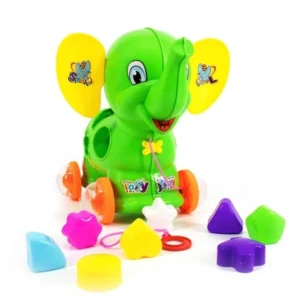 ELEFANTE DIDÁCTICO CON BLOQUES DE ENCAJE 0812