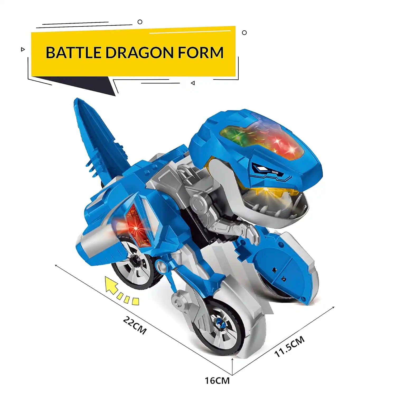 CARRO DINOSAURIO A PILAS 827 - Imagen 3