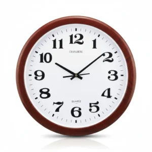 215 RELOJ CIRCULAR COLOR MADERA DE PARED 36 CM