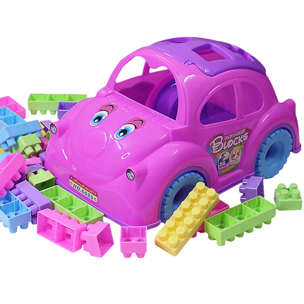 CARRO DIDÁCTICO CON BLOQUES DE ENCAJE 6689 - Imagen 3