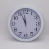RELOJ DE PARED CIRCULAR MARCO BLANCO CK-2450