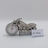 MOTOCICLETA DORADA PLATEADA RELOJ DESPERTADOR CK-2464 - Imagen 2