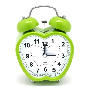 RELOJ DESPERTADOR CAMPANA MANZANA VERDE CK24-158 / CK24-830