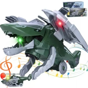 HELICÓPTERO DINOSAURIO BOTA HUMO D168-1