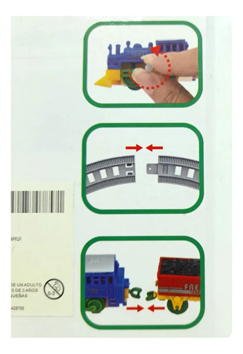 JUGUETE TREN CON RIEL XY1210 - Imagen 6