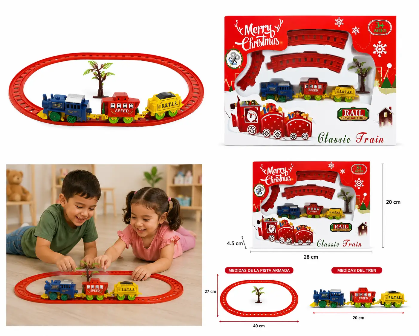 JUGUETE TREN CON RIEL XY1210 - Imagen 5