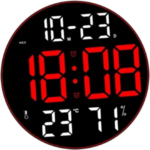 CK24-828 / CK-2486 RELOJ DIGITAL LED DE PARED 30 CM