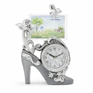 ADORNO ZAPATO TACO PLATEADO CK24-809