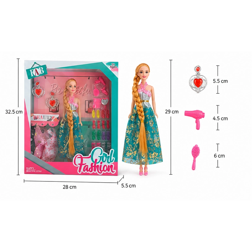 MUÑECA CON ACCESORIOS 2128A-4 - Imagen 3