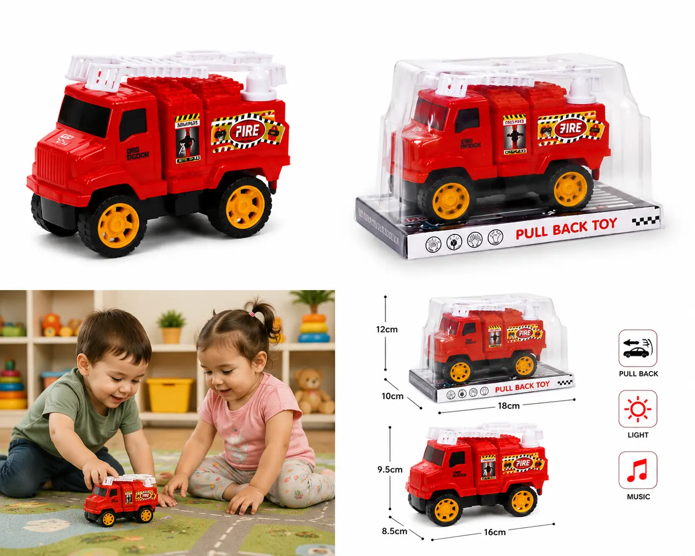 BOMBERO A FRICCIÓN 4748-4A - Imagen 5