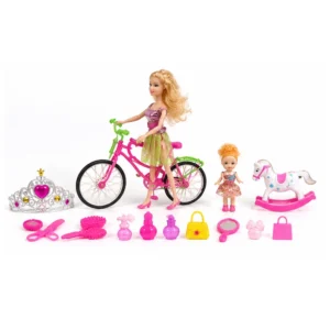 MUÑECA CICLISTA Y ACCESORIOS 658D