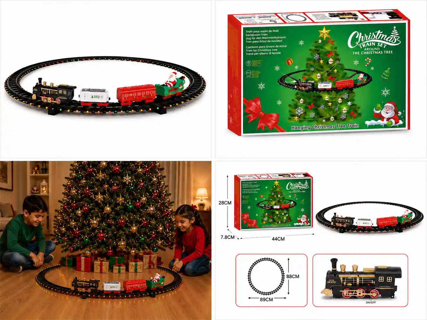 TRENCITO DE NAVIDAD PARA EL ÁRBOL 982 - Imagen 5