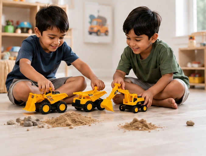 SET DE CAMIONES CONSTRUCCIÓN A FRICCIÓN 988-08 - Imagen 4
