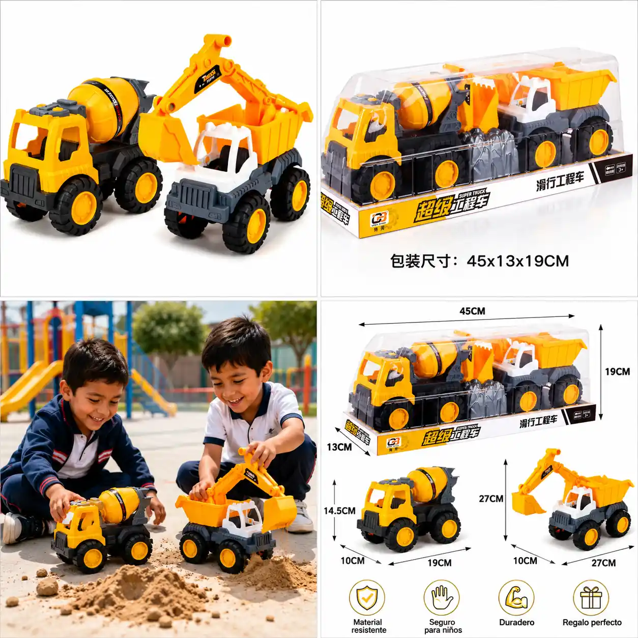 SET CAMIONES DE CONSTRUCCIÓN 988-39 - Imagen 5