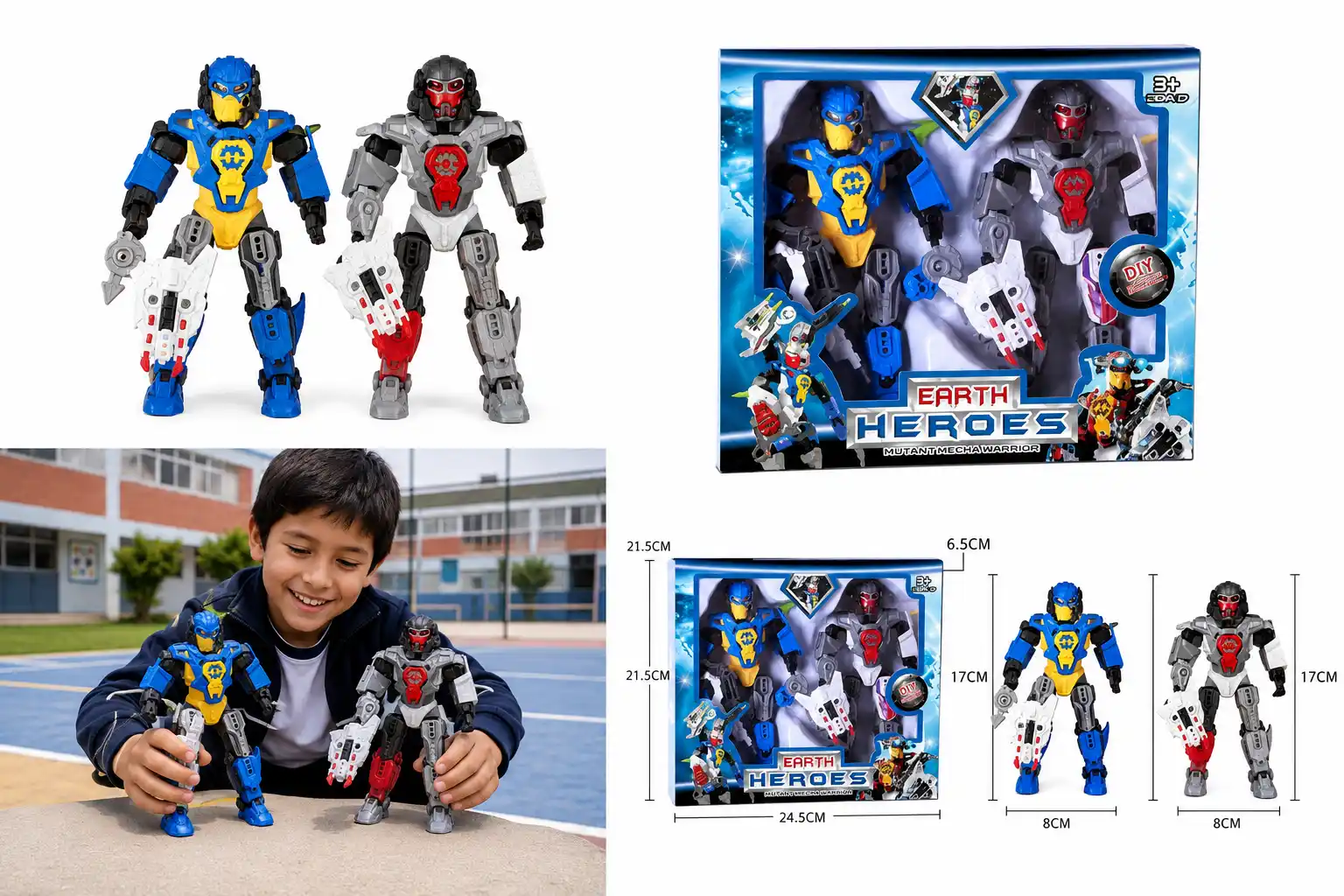 SET DE MUÑECOS ARMABLES F1306-6 - Imagen 5