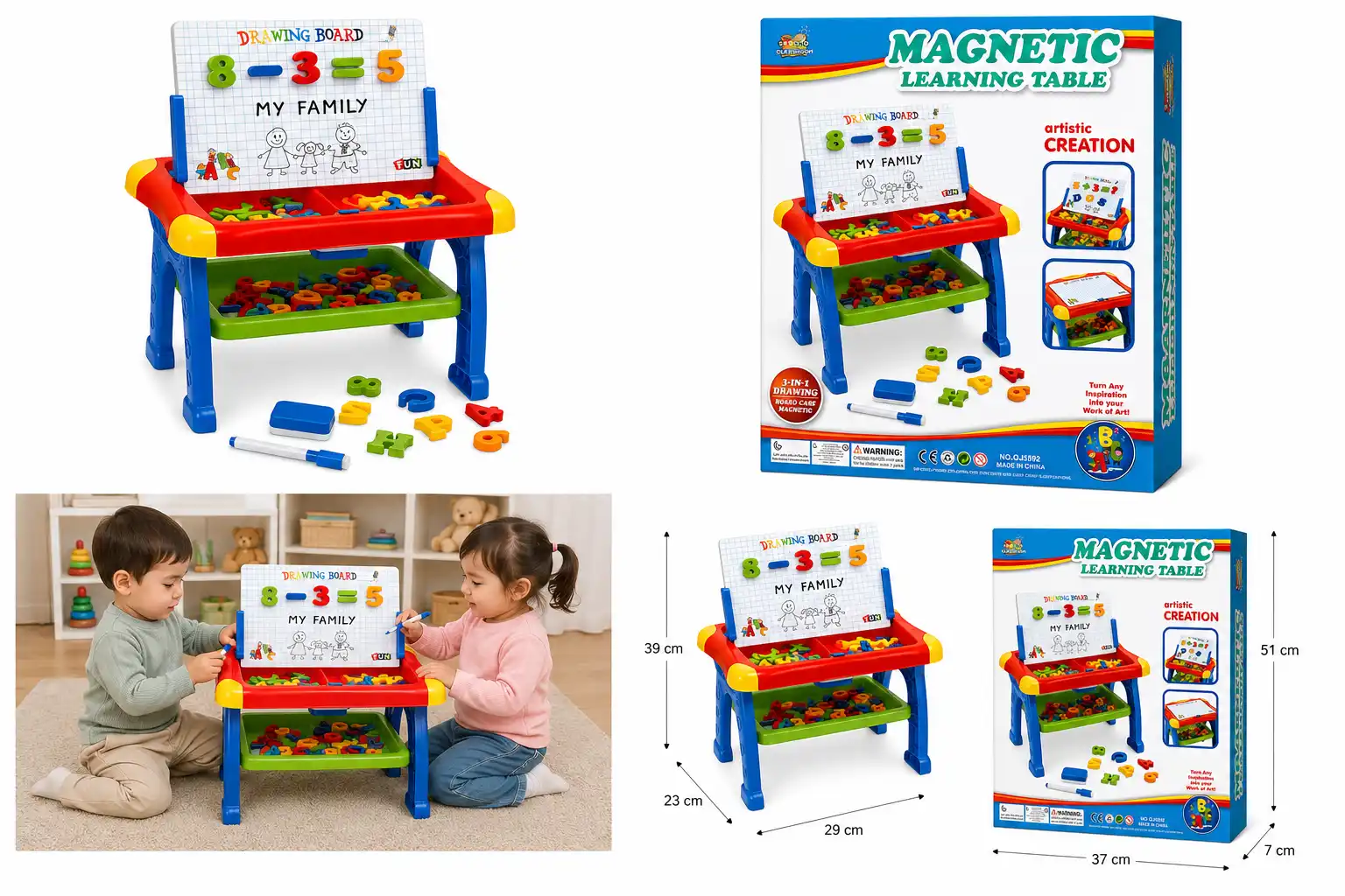 MESA MAGNETICA DE APRENDIZAJE QJ5592 - Imagen 5